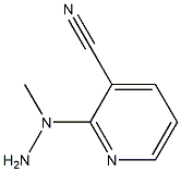 2-(1-methylhydrazinyl)pyridine-3-carbonitrile 结构式