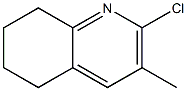 2-chloro-5,6,7,8-tetrahydro-3-methylquinoline 结构式