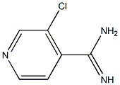 3-chloropyridine-4-carboxamidine 结构式