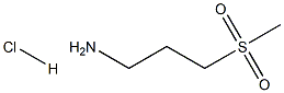 3-methanesulfonyl-propylamine hydrochloride 结构式