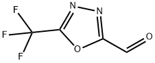 5-(trifluoromethyl)-1,3,4-oxadiazole-2-carbaldehyde 结构式