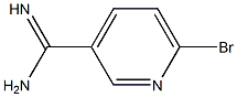 6-bromopyridine-3-carboxamidine 结构式