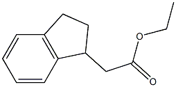 ethyl 2-(2,3-dihydro-1H-inden-3-yl)acetate 结构式