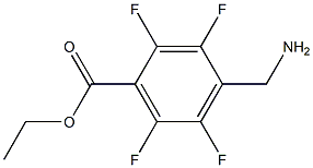 ethyl 4-(aminomethyl)-2,3,5,6-tetrafluorobenzoate 结构式