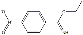 ethyl 4-nitrobenzimidate 结构式