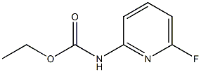 ethyl 6-fluoropyridin-2-ylcarbamate 结构式