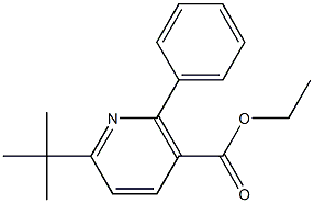 ethyl 6-tert-butyl-2-phenylnicotinate 结构式