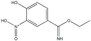 N-(5-(ethoxy(imino)methyl)-2-hydroxyphenyl)-N-oxohydroxylammonium 结构式