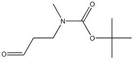 tert-butyl 2-formylethylmethylcarbamate 结构式