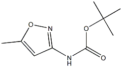 tert-butyl 5-methylisoxazol-3-ylcarbamate 结构式