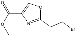 2-Boromethyl-oxazole-4-carboxylic acid methyl ester 结构式