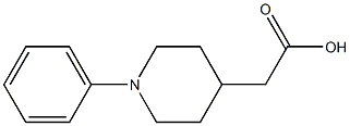2-(1-phenylpiperidin-4-yl)acetic acid 结构式