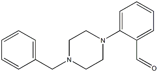 2-(4-Benzyl-1-piperazinyl)benzaldehyde 结构式