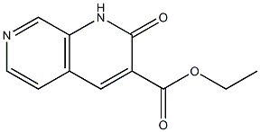 ethyl 2-oxo-1,2-dihydro-1,7-naphthyridine-3-carboxylate 结构式