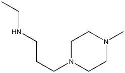 N-Ethyl-3-(4-methyl-1-piperazinyl)-1-propanamine 结构式