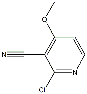 2-氯-3-氰基-4-甲氧基吡啶 结构式