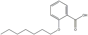 2-n-Heptyloxybenzoic acid 结构式