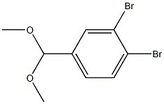 3,4-Dibromobenzaldehyde dimethyl acetal 结构式