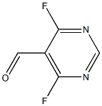 4,6-difluoro-5-pyrimidine formaldehyde 结构式