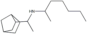 (1-{bicyclo[2.2.1]heptan-2-yl}ethyl)(heptan-2-yl)amine 结构式