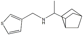 (1-{bicyclo[2.2.1]heptan-2-yl}ethyl)(thiophen-3-ylmethyl)amine 结构式