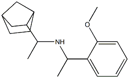 (1-{bicyclo[2.2.1]heptan-2-yl}ethyl)[1-(2-methoxyphenyl)ethyl]amine 结构式