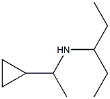 (1-cyclopropylethyl)(pentan-3-yl)amine 结构式