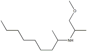 (1-methoxypropan-2-yl)(nonan-2-yl)amine 结构式