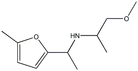 (1-methoxypropan-2-yl)[1-(5-methylfuran-2-yl)ethyl]amine 结构式