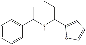 (1-phenylethyl)[1-(thiophen-2-yl)propyl]amine 结构式