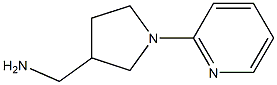 (1-pyridin-2-ylpyrrolidin-3-yl)methylamine 结构式