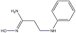 (1Z)-3-anilino-N'-hydroxypropanimidamide 结构式