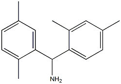 (2,4-dimethylphenyl)(2,5-dimethylphenyl)methanamine 结构式