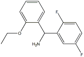 (2,5-difluorophenyl)(2-ethoxyphenyl)methanamine 结构式