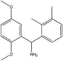 (2,5-dimethoxyphenyl)(2,3-dimethylphenyl)methanamine 结构式