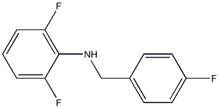 (2,6-difluorophenyl)(4-fluorophenyl)methylamine 结构式