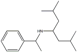 (2,6-dimethylheptan-4-yl)(1-phenylethyl)amine 结构式