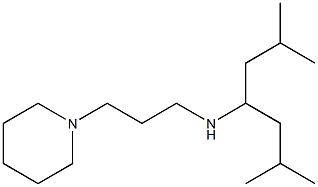 (2,6-dimethylheptan-4-yl)[3-(piperidin-1-yl)propyl]amine 结构式