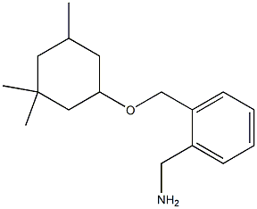 (2-{[(3,3,5-trimethylcyclohexyl)oxy]methyl}phenyl)methanamine 结构式