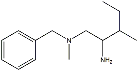 (2-amino-3-methylpentyl)(benzyl)methylamine 结构式