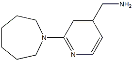 (2-azepan-1-ylpyridin-4-yl)methylamine 结构式
