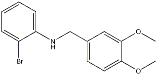 (2-bromophenyl)(3,4-dimethoxyphenyl)methylamine 结构式