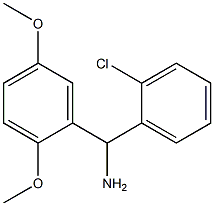 (2-chlorophenyl)(2,5-dimethoxyphenyl)methanamine 结构式