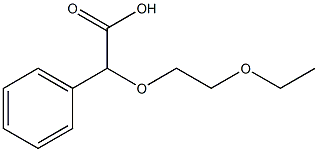 (2-ethoxyethoxy)(phenyl)acetic acid 结构式