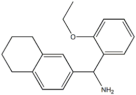 (2-ethoxyphenyl)(5,6,7,8-tetrahydronaphthalen-2-yl)methanamine 结构式