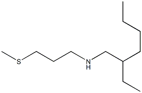 (2-ethylhexyl)[3-(methylsulfanyl)propyl]amine 结构式