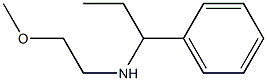 (2-methoxyethyl)(1-phenylpropyl)amine 结构式