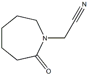(2-oxoazepan-1-yl)acetonitrile 结构式