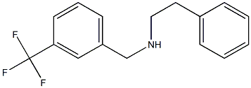 (2-phenylethyl)({[3-(trifluoromethyl)phenyl]methyl})amine 结构式