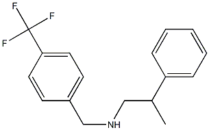 (2-phenylpropyl)({[4-(trifluoromethyl)phenyl]methyl})amine 结构式